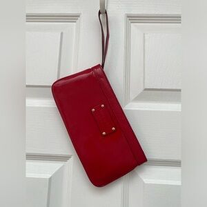 Kate Spade Red Patent Leather Clutch